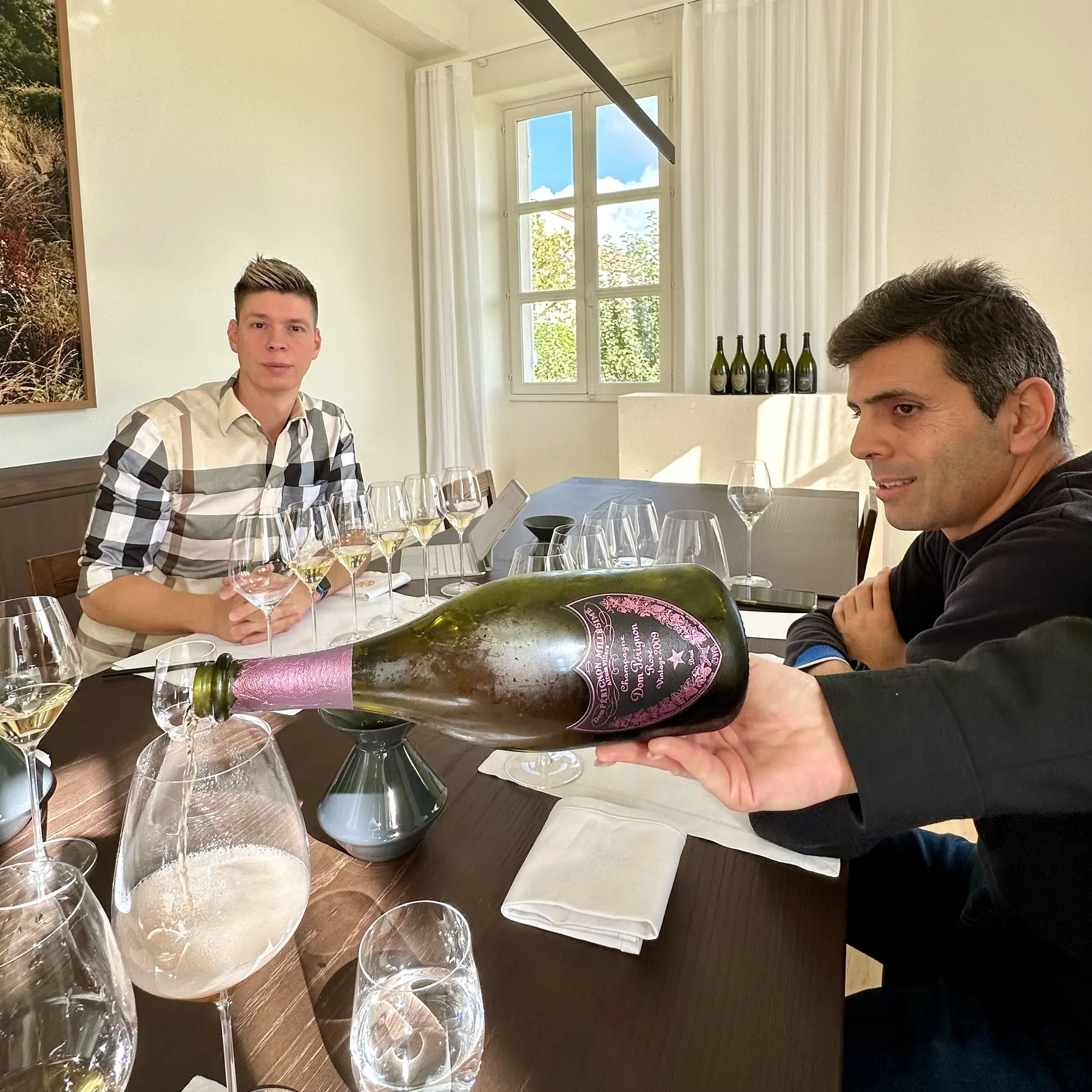 Amine Ghanem, winemaker, Champagne Dom Pérignon, with Mate Hajdu, 2025